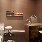 Wooden table for manicure