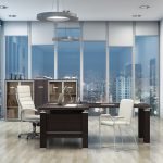 Cabinet with panoramic windows