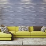 3D panely v dizajne obývacej izby