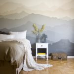 Gray shades in bedroom design