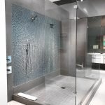 Wall decoration in shower mosaic