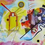 Dilaw-pula-asul na V. Kandinsky