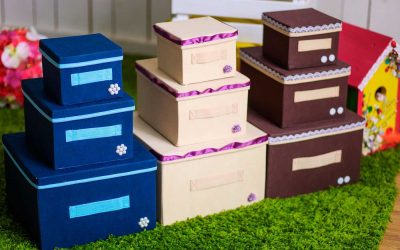 Způsoby, jak vytvořit a ozdobit úložné boxy