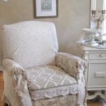 Chair in the interior in the style of shabby chic