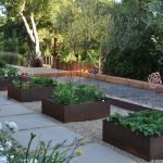 Square flower beds