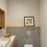 Tile boar in toilet design