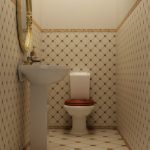 Weiße Klempnerarbeiten in der Toilette