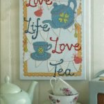Bardak ve çaydanlık tablo