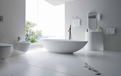 Salle de bain blanche: design élégant et stylé