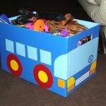 Een doos maken voor het opbergen van speelgoed