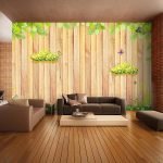Woodgrain wallpaper