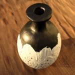 Папиер-мацхе украшена ваза