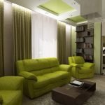 Зелени тапацирани намештај