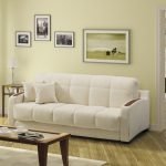 Valkoinen pehmeä sohva