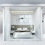 Fehér színű hálószoba kialakítás