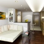Option zur Beleuchtung einer Einzimmerwohnung