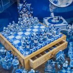 Gzhel xadrez