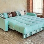 Light turquoise sofa