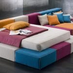 Három színű átváltható kanapé