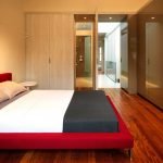 Culoare roșie în designul dormitorului