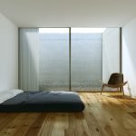 Sypialnia z podłogą laminowaną
