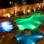 LED-achtergrondverlichting voor het zwembad