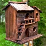 Lacquered birdhouse