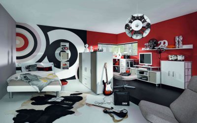 Design and interior ideas for a youth room