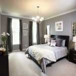 Rectangular gray bedroom