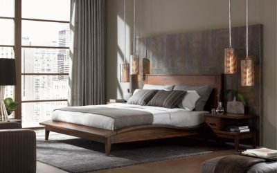 Art Nouveau-slaapkamer - strak modern design