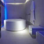 Salle de bain dans un appartement moderne