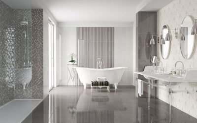 ห้องน้ำในสีเทา: แนวคิดการออกแบบและการออกแบบ
