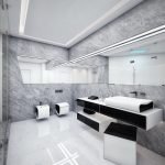 Σχεδιασμός μπάνιου στο σαλόνι
