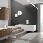 Bathroom design in a modern apartment