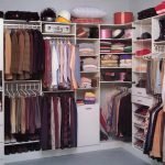 Separate space for trousers in the closet