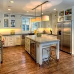 Natural and artificial lighting in the kitchen