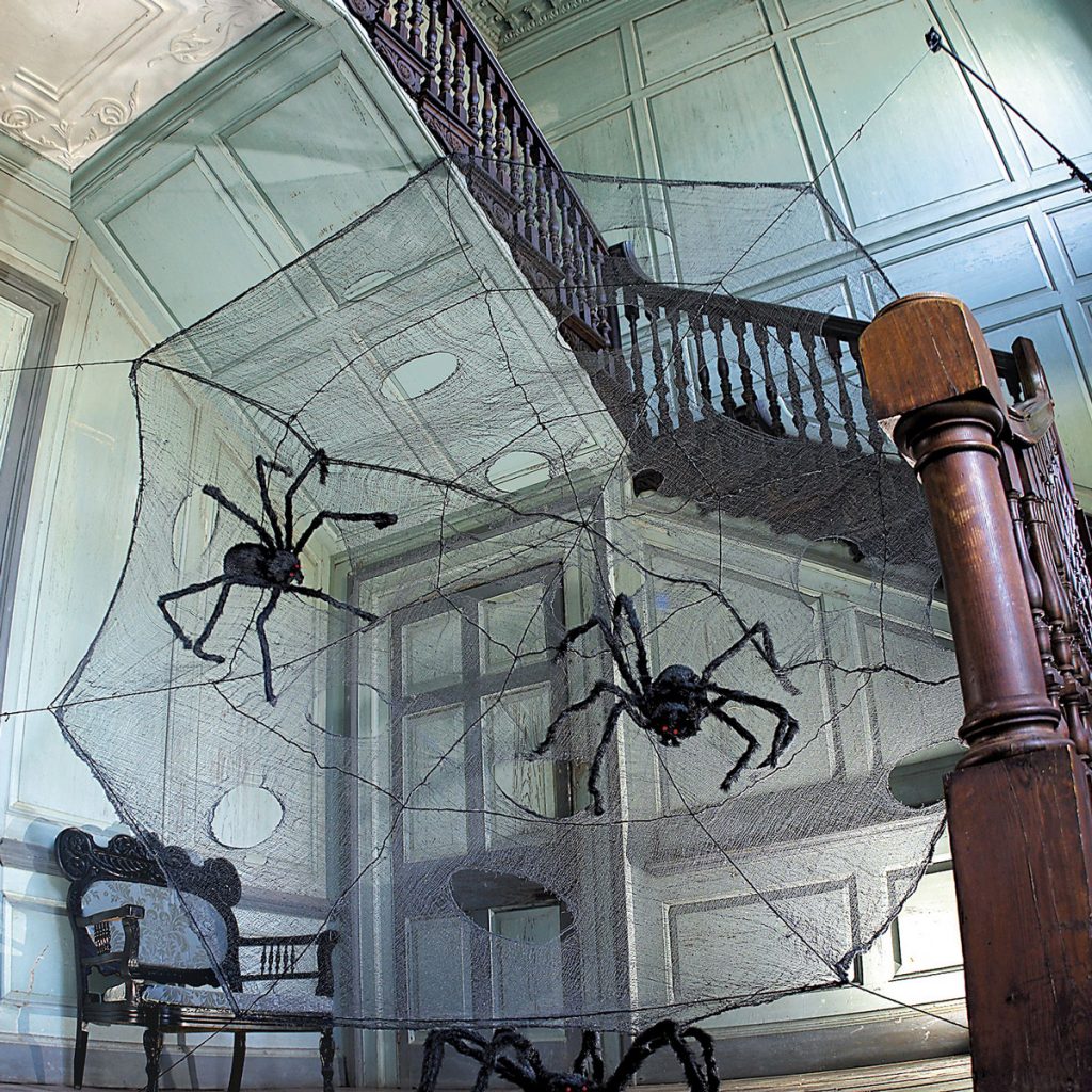 Spindlar på trappan
