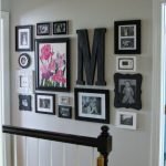 Frames with photos and volumetric letters