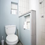 Toalettveggdekorasjon med maling