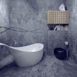 استخدام الجص الزخرفية للجدران في الحمام