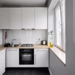 Built-in appliances for a small kitchen