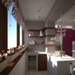 how to increase the kitchen due to the balcony