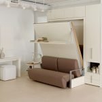 Interior cu mobilier pliabil
