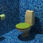 Toilet decoration color choice ideas