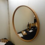 Cadre miroir rond