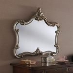 Mirror in a figured frame