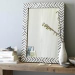 DIY χαρτόνι πλαίσιο για τον καθρέφτη