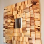 Wooden bar mirror frame