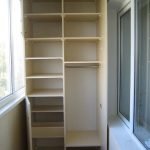 Cabinet with shelves from MDF