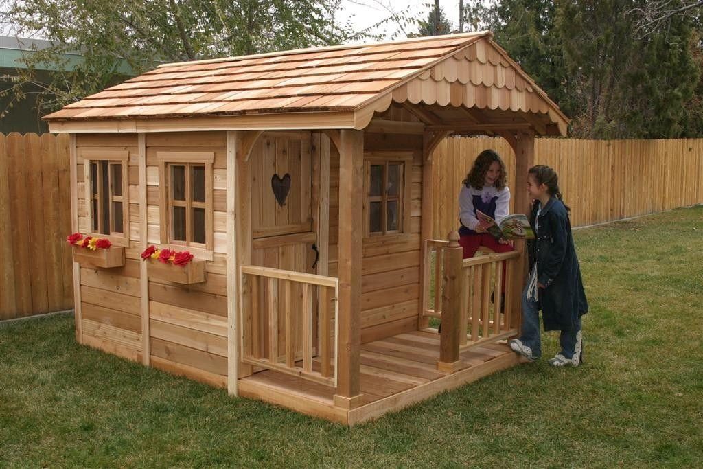 Drevený dom pre deti